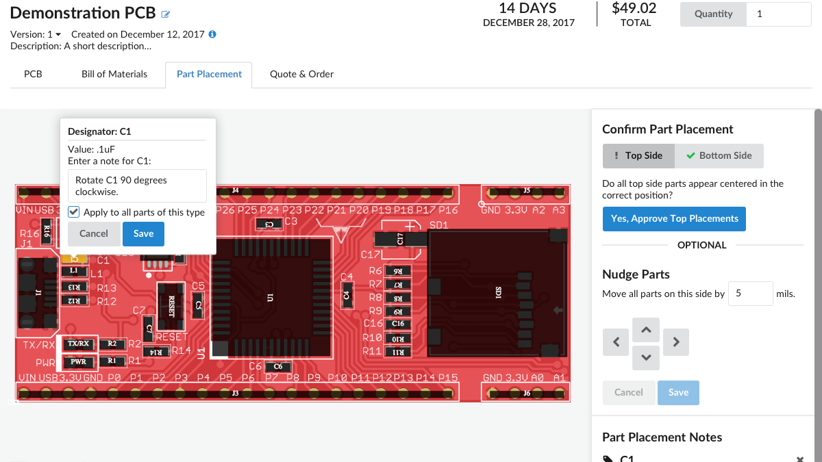 Announcing Updates to the MacroFab PCB and Placement Interfaces