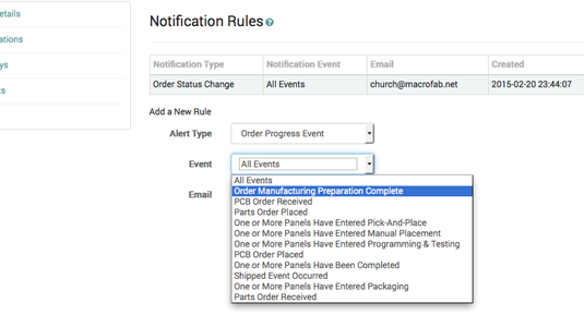 Real-Time Manufacturing Updates in Your Inbox