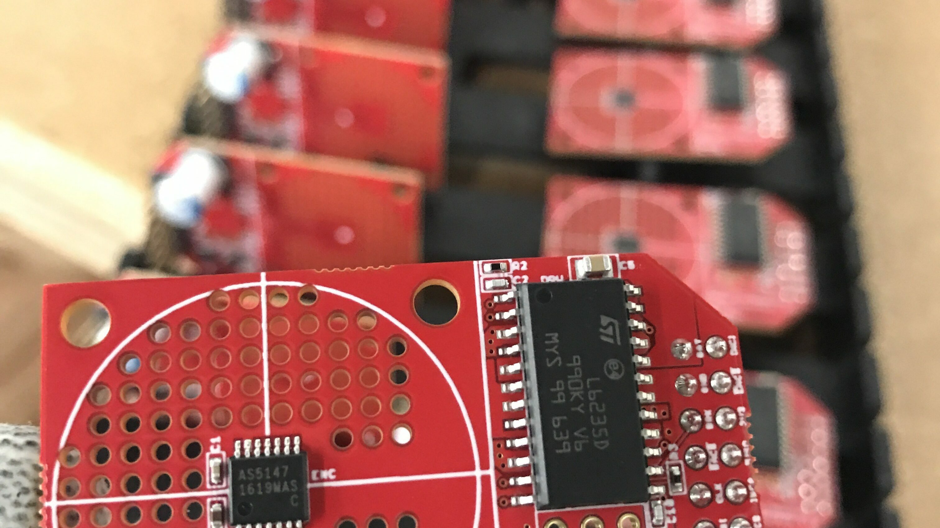 Red Hot PCB: Additive Robotics Motor Control