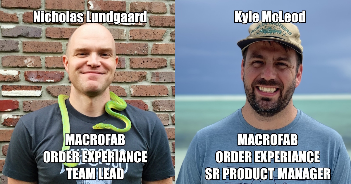 Platform Updates from Kyle McLeod and Nicholas Lundgaard